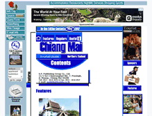 Tablet Screenshot of chiangmaitouristguide.com